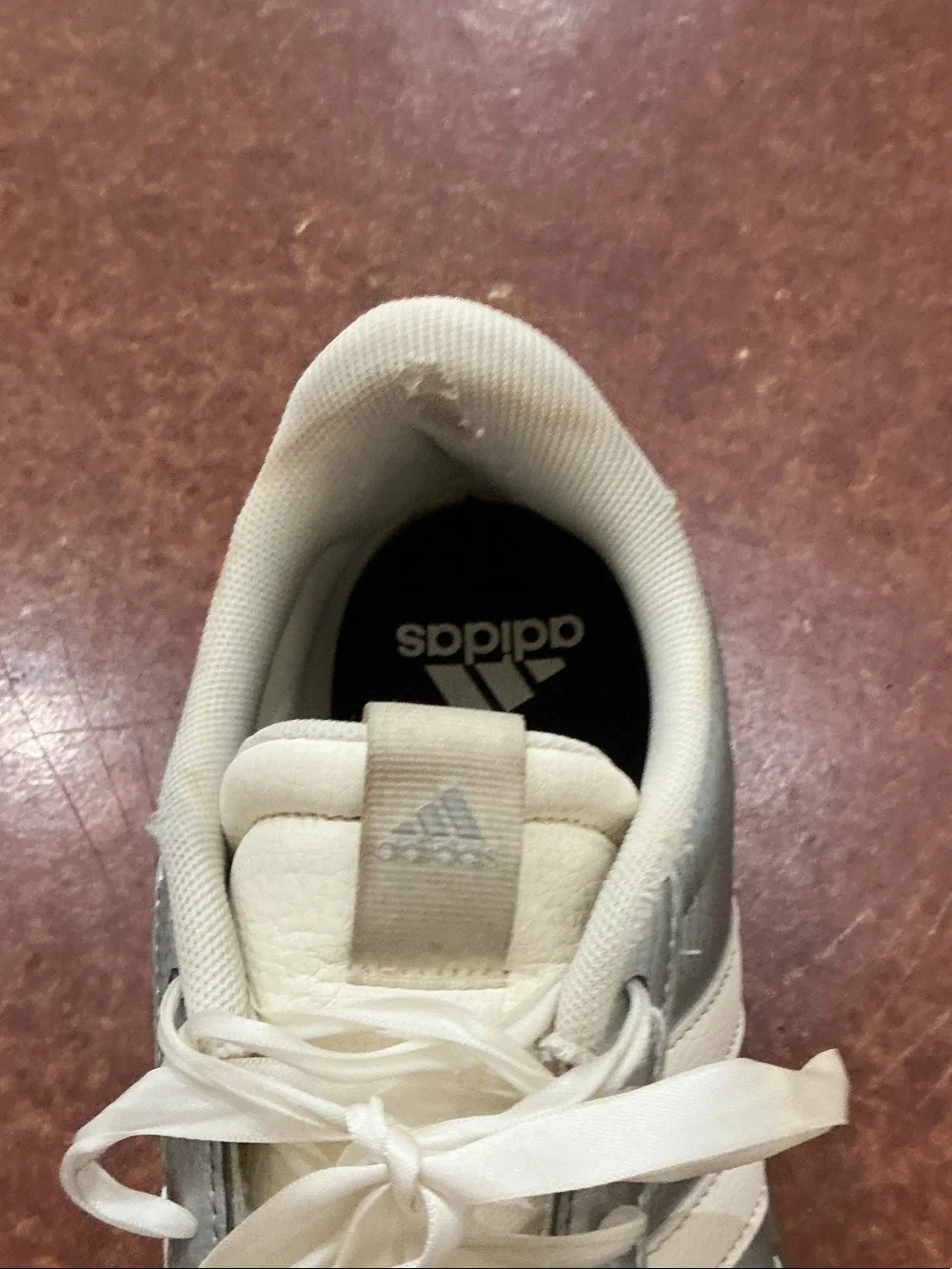 adidas Silver and White Women's Low-Top Sneakers